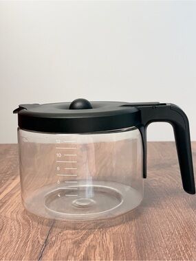 Keurig Black Glass Coffee Carafe with Handle and Lid